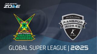 Guyana Amazon Warriors vs Rangpur Riders Preview & Prediction | 2025 Global Super League | League Stage