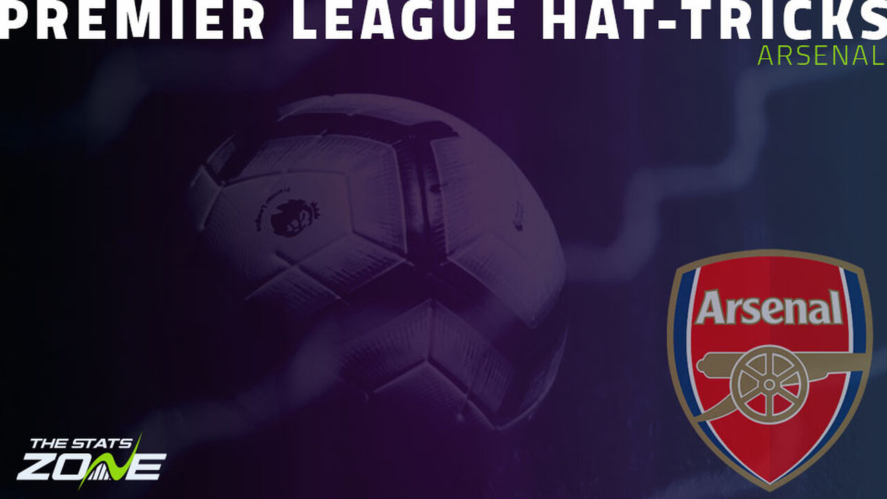 Who has scored the most Premier League hat-tricks for Arsenal?