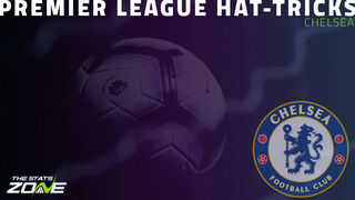 Who has scored the most Premier League hat-tricks for Chelsea?