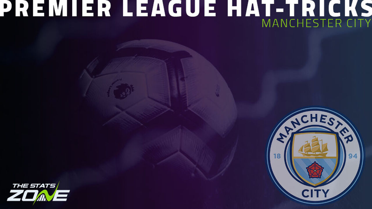 Who has scored the most Premier League hat-tricks for Man City?