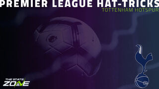 Who has scored the most Premier League hat-tricks for Tottenham Hotspur?