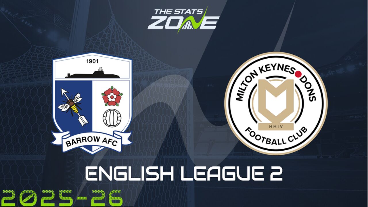 Barrow vs MK Dons Preview & Prediction