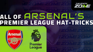 Who has scored the most Premier League hat-tricks for Arsenal?