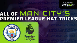 Who has scored the most Premier League hat-tricks for Man City?