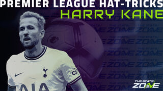 Harry Kane's Premier League hat-trick record