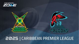 Guyana Amazon Warriors vs Antigua & Barbuda Falcons Preview & Prediction | 2025 Caribbean Premier League | League Stage