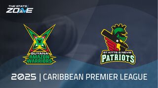Guyana Amazon Warriors vs St Kitts and Nevis Patriots Preview & Prediction | 2025 Caribbean Premier League | League Stage