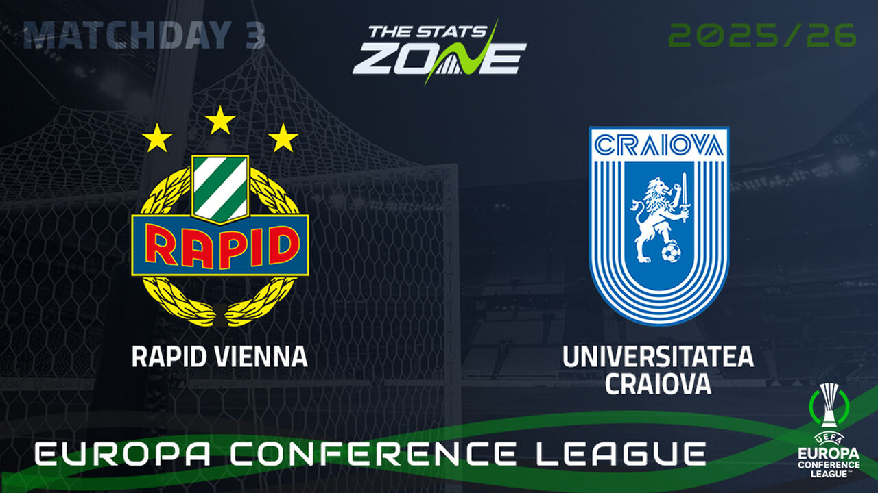 Rapid Vienna vs Universitatea Craiova Preview & Prediction | 2025-26 UEFA Conference League | League Phase