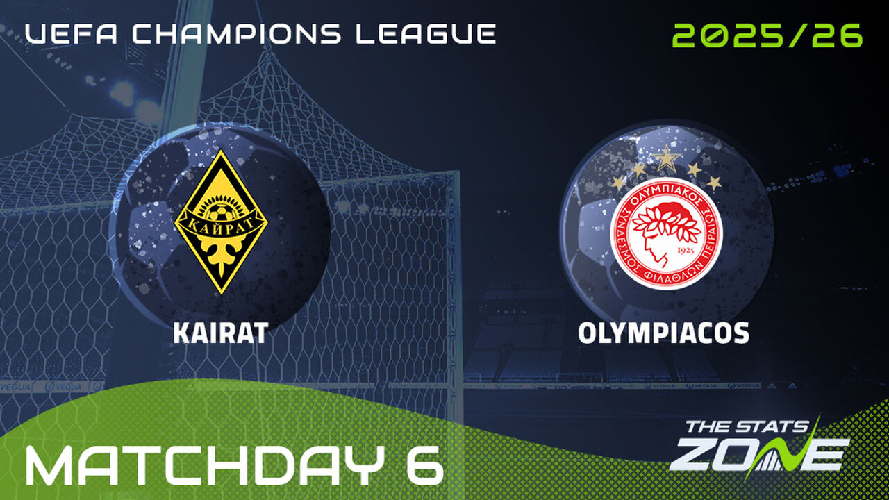 Kairat vs Olympiacos Preview: Team News & Prediction | 2025-26 UEFA Champions League | League Phase