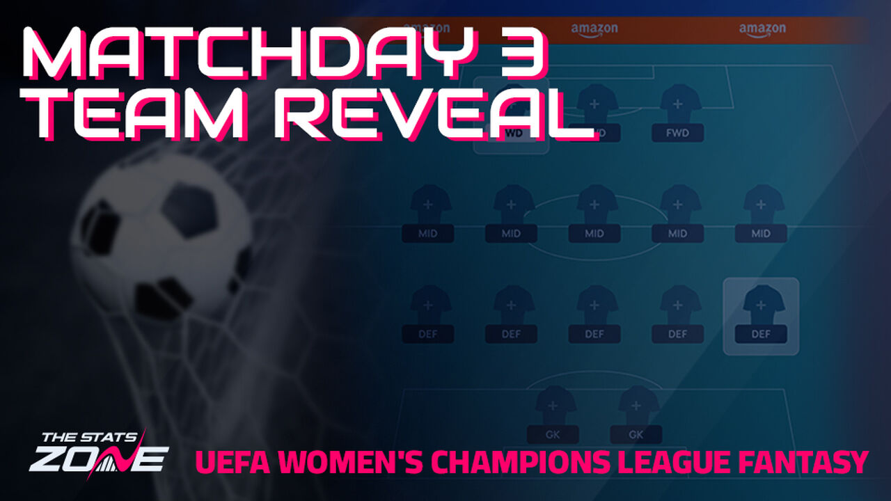 Women’s Champions League Fantasy: world number one reveals his Matchday 3 team!