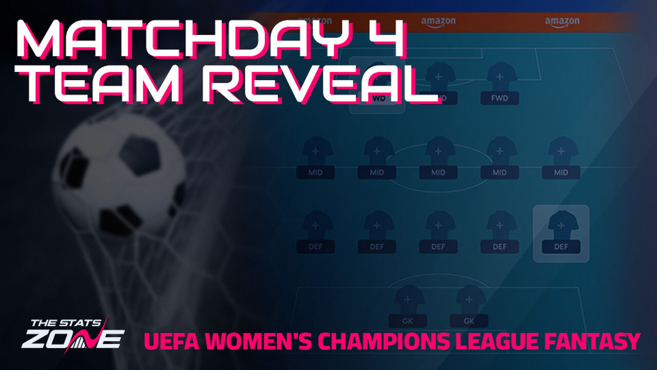 Women’s Champions League Fantasy: former world number one reveals his Matchday 4 team!