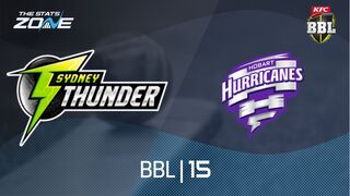 Sydney Thunder vs Hobart Hurricanes Preview & Prediction | BBL|15 | League Stage