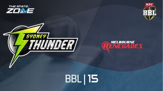 Sydney Thunder vs Melbourne Renegades Preview & Prediction | BBL|15 | League Stage