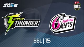 Sydney Thunder vs Sydney Sixers Preview & Prediction | BBL|15 | League Stage