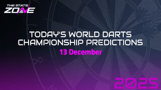 Today's PDC World Darts Championship tips: Day three predictions (13 December 2025)