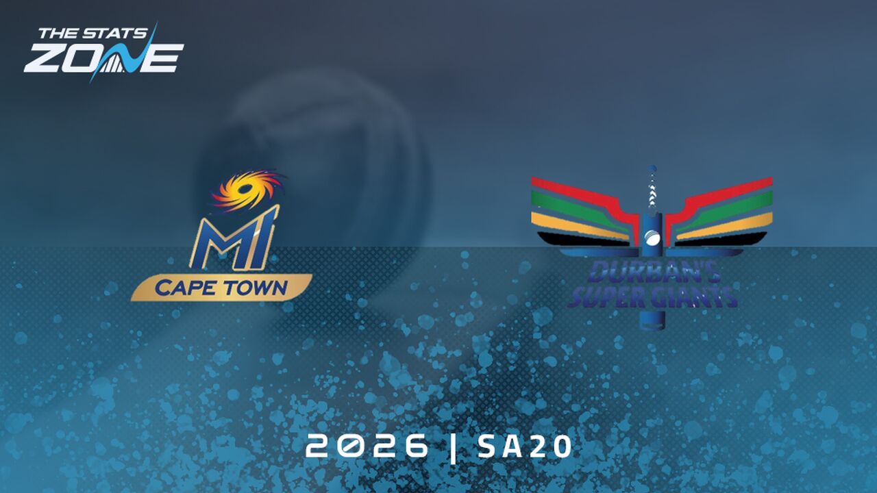 MI Cape Town vs Durban’s Super Giants Preview & Prediction | 2026 SA20 | League Stage