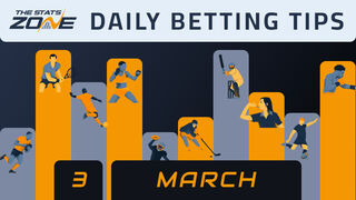 TSZ’s daily sports betting tips (3 March 2026)