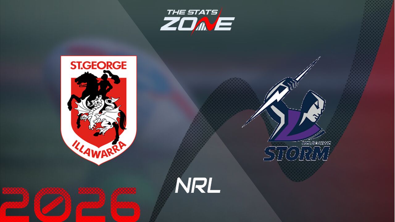 St. George Illawarra Dragons vs Melbourne Storm Preview & Prediction | 2026 NRL | Regular Season
