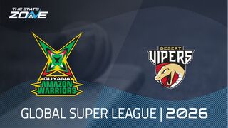 Guyana Amazon Warriors vs Desert Vipers Preview & Prediction | 2026 Global Super League | League Stage