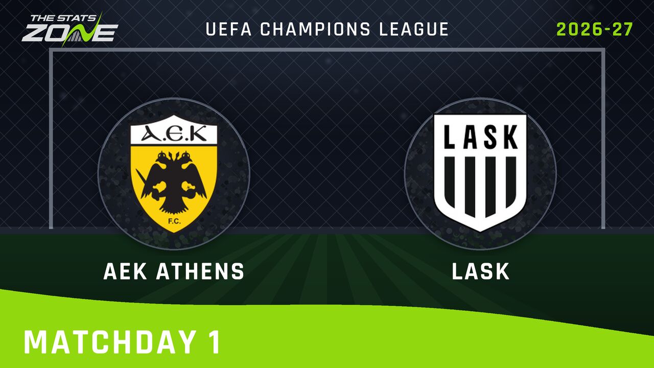 AEK Athens vs LASK Preview: Team News & Prediction | 2026-27 UEFA Champions League | League Phase