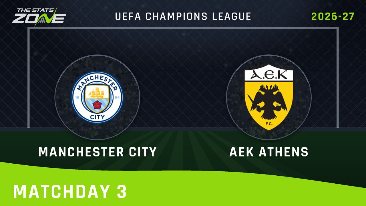 Man City vs AEK Athens Preview: Team News & Prediction | 2026-27 UEFA Champions League | League Phase
